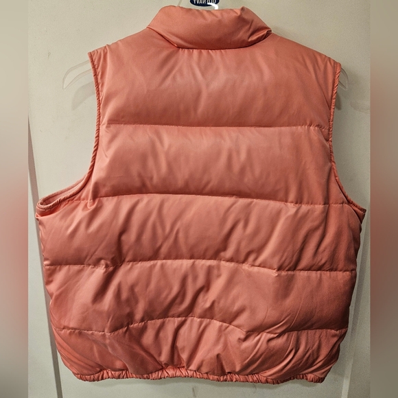 NWT - Down & Waterfowl Filled Old Navy Pink Vest - Size XXL - Microfleece - Picture 5 of 9